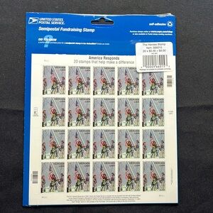 HEROES USA 2001 FUNDRAISING STAMP